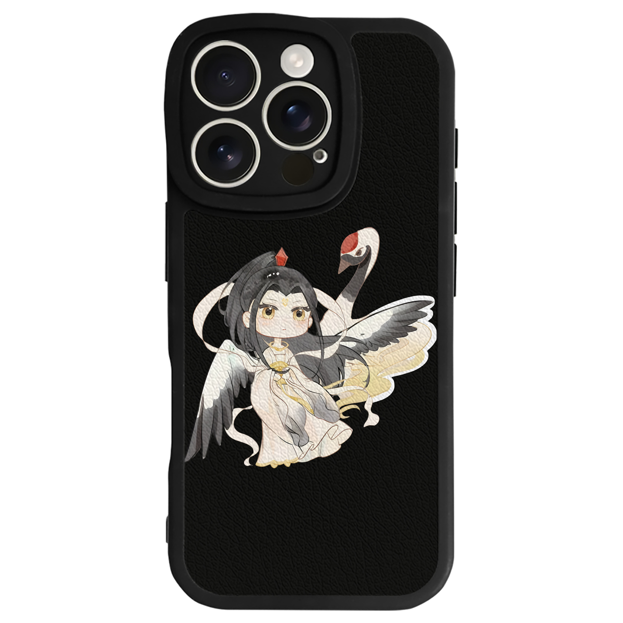 （画像用） Ne Zha 2 ナタ 魔童の大暴れ 【iPhone 16シリーズ対応】シリコンスマホケース（レザー調） 材質：シリコン
